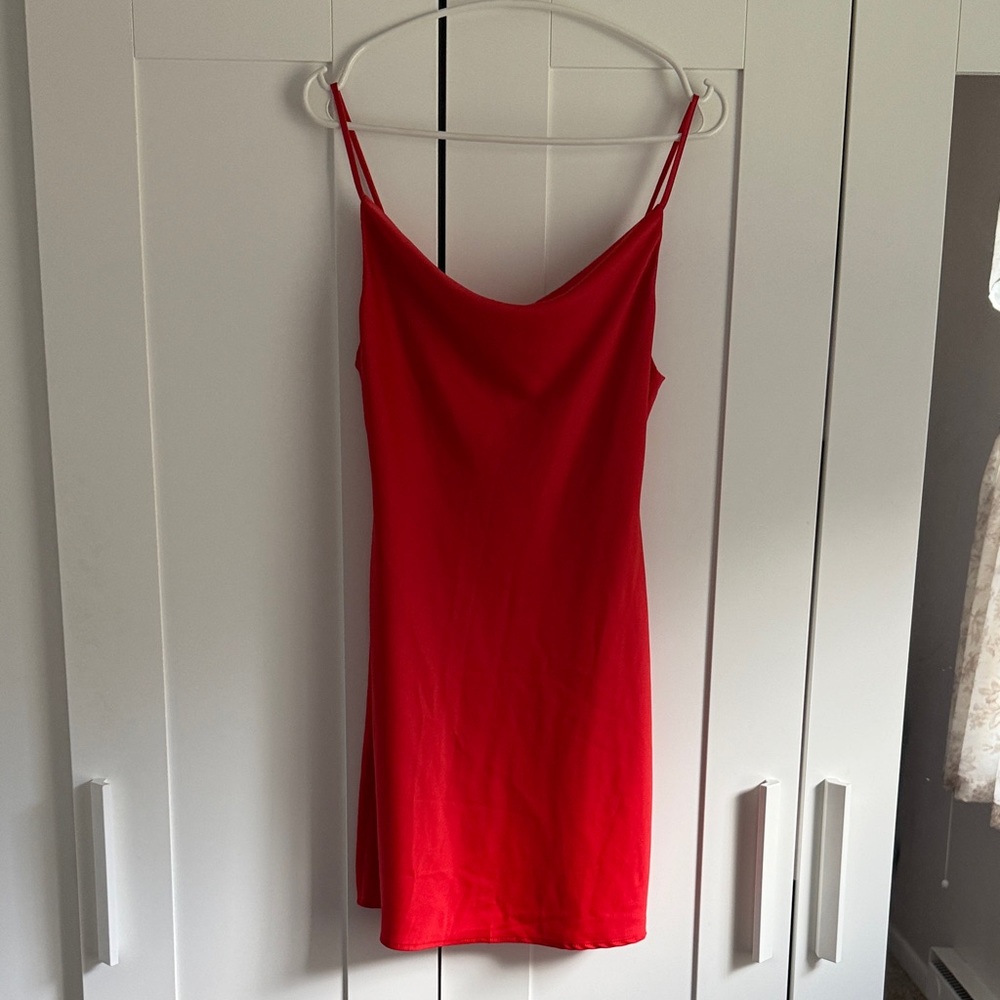 Red Slip Dress